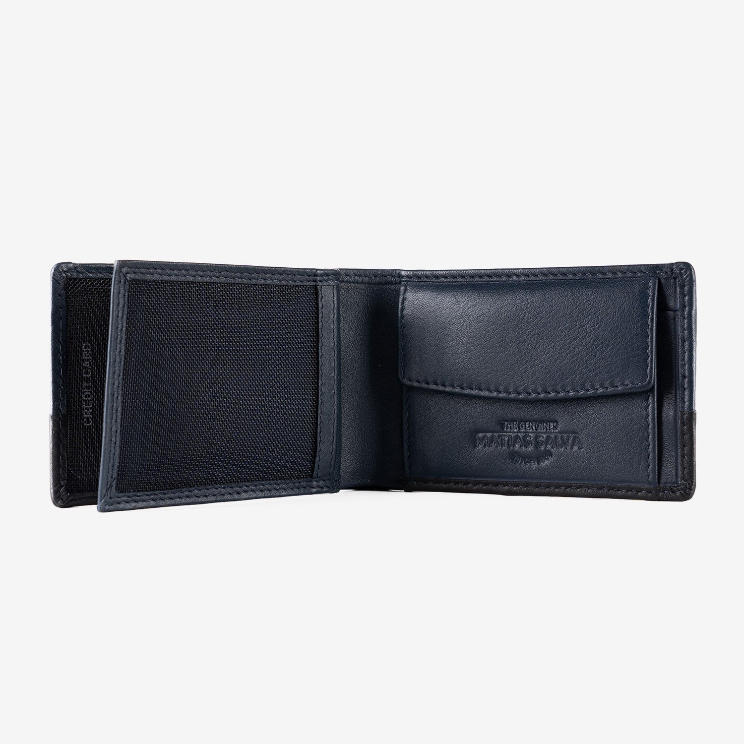 Cartera de piel para hombre, Serie grabada/leather. 10.5x6.5 cm - Image 4