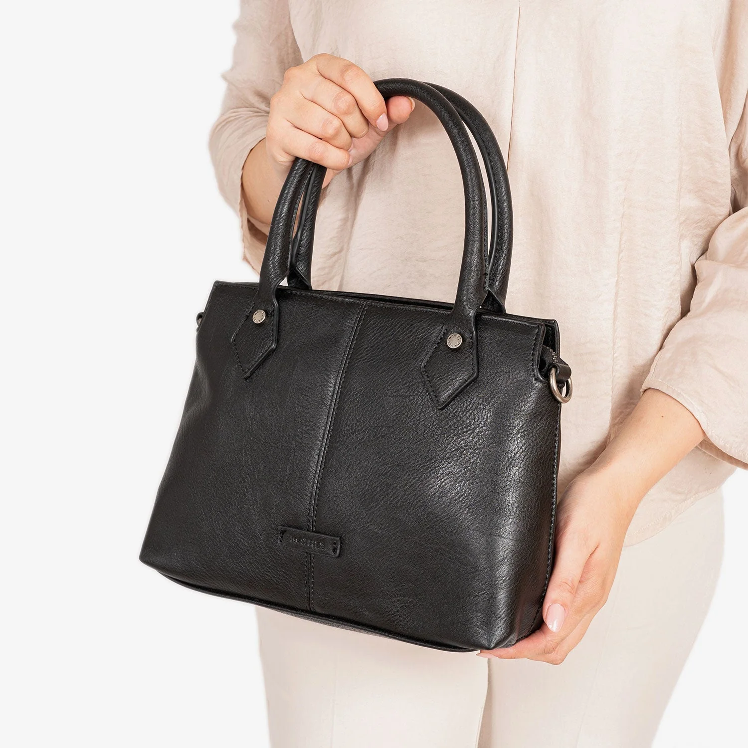BOLSO DE MANO CON BANDOLERA, SERIE NEW CLASSIC. 28x20x11 CM - Image 8