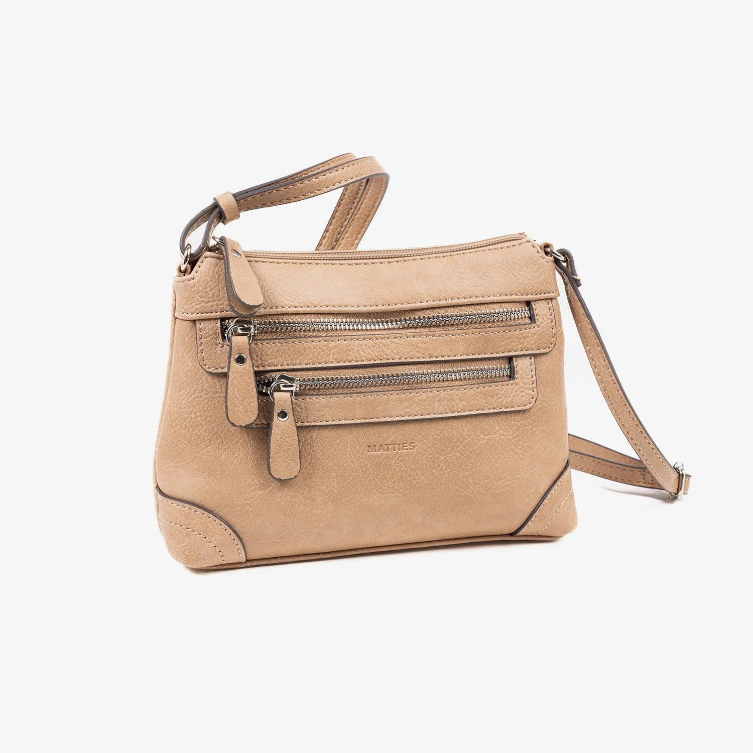 Mini bolso bandolera con doble cremallera Matties - Image 13