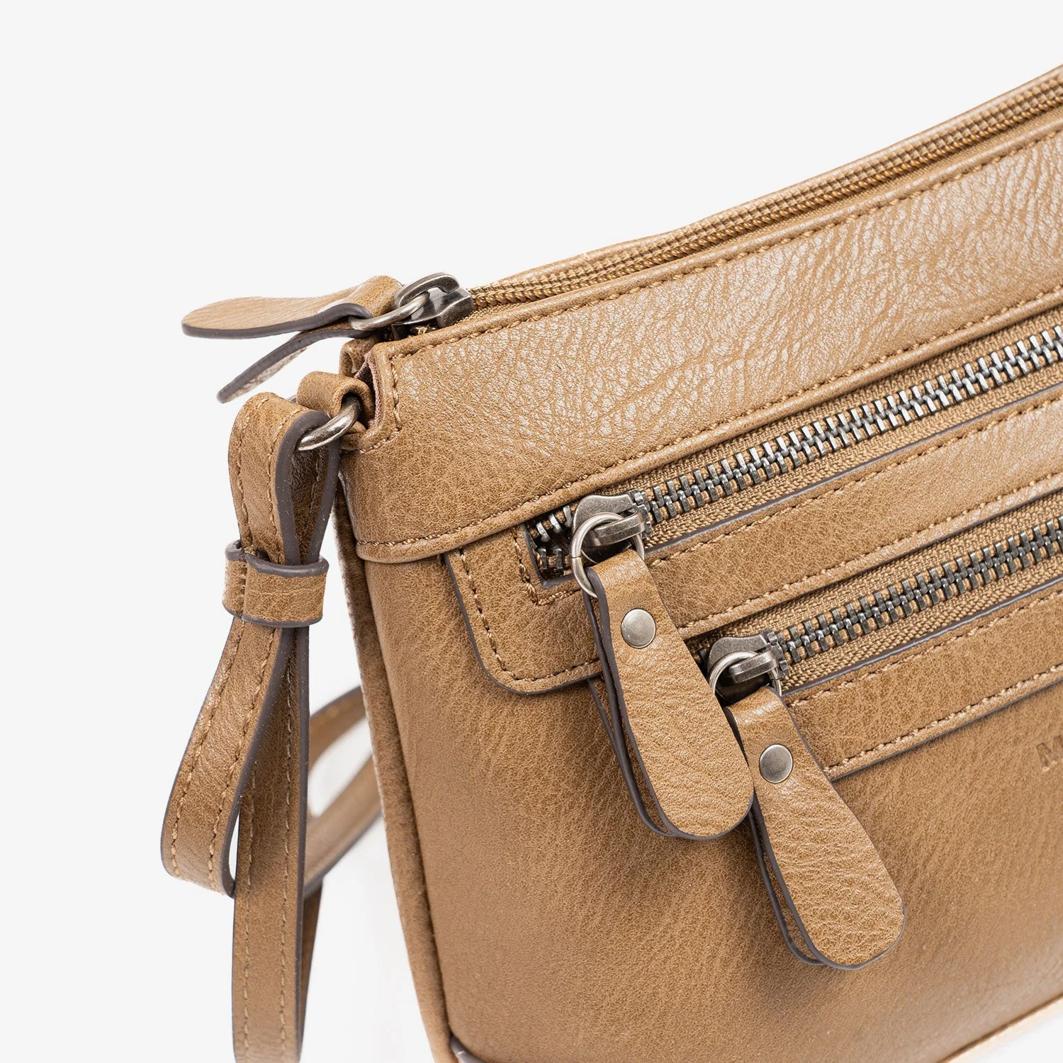 Mini bolso bandolera con doble cremallera Matties - Image 18
