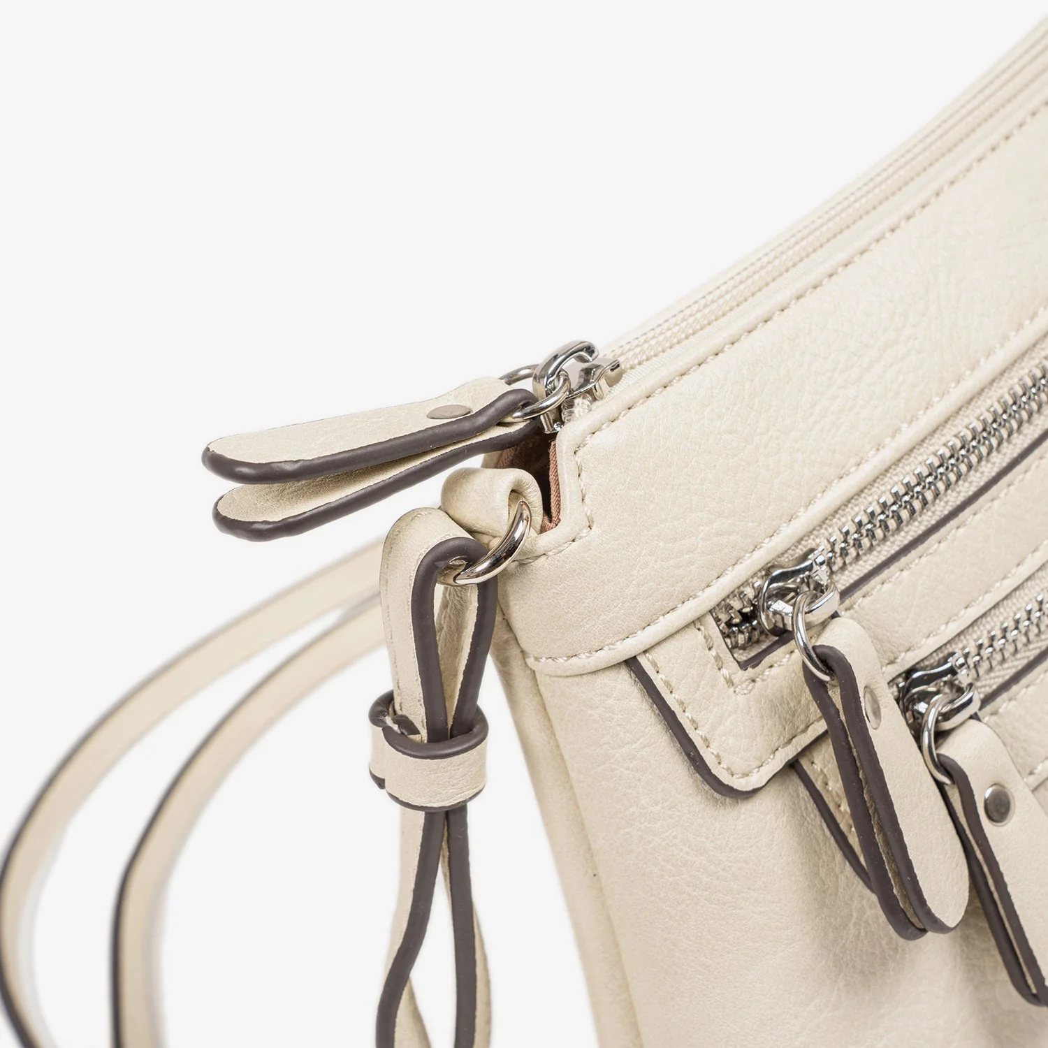 Mini bolso bandolera con doble cremallera Matties - Image 37