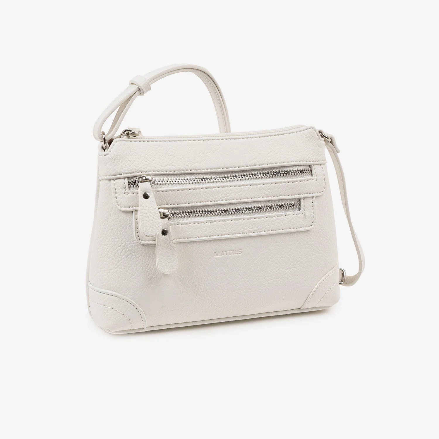 Mini bolso bandolera con doble cremallera Matties - Image 9