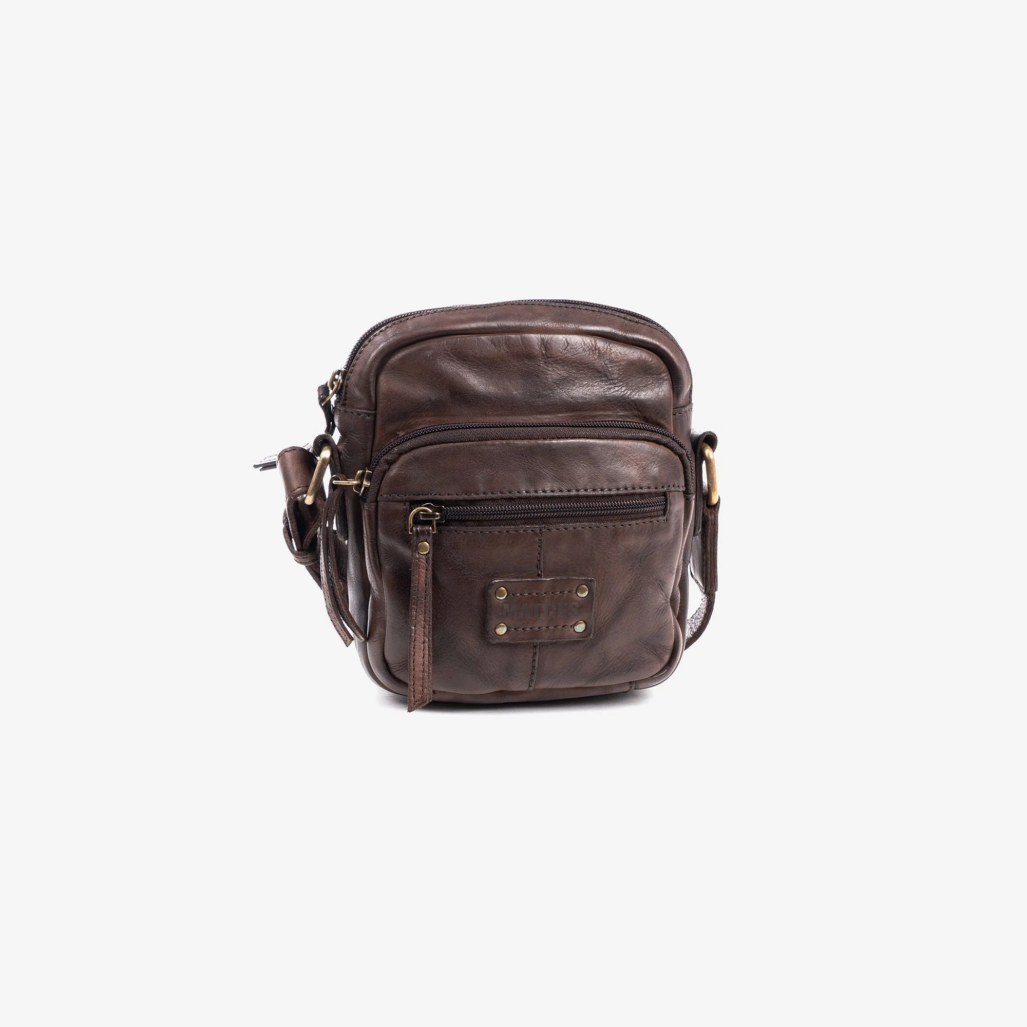Bolso Bandolera para hombre de piel natural compacta Antic - Image 4